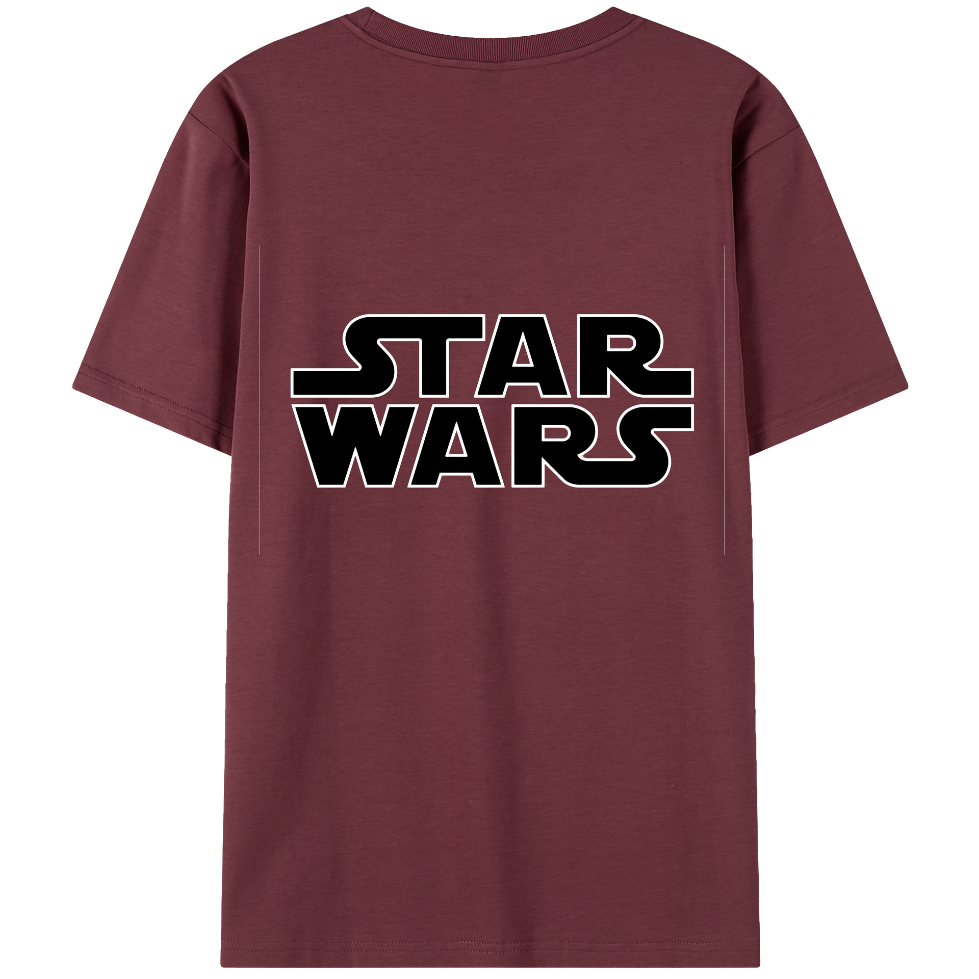 （画像用） スター・ウォーズ Star Wars 綿100％半袖Tシャツ（背面プリント）